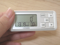 CITIZEN シチズンデジタル歩数計peb TW700口コミ感想・評判